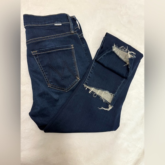 Mother Stunner Zip Ankle Step Fray Size 27 - Picture 9 of 16